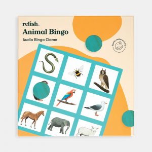 Bingo dos animais: Oiça o cd em modo aleatório e oiça o som real de 20 animais!