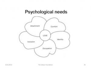 Tom Kitwood descreveu 5 necessidades psicossociais